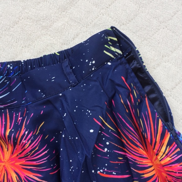 S / ModCloth fireworks New Years skater skirt NWOT - Picture 6 of 6